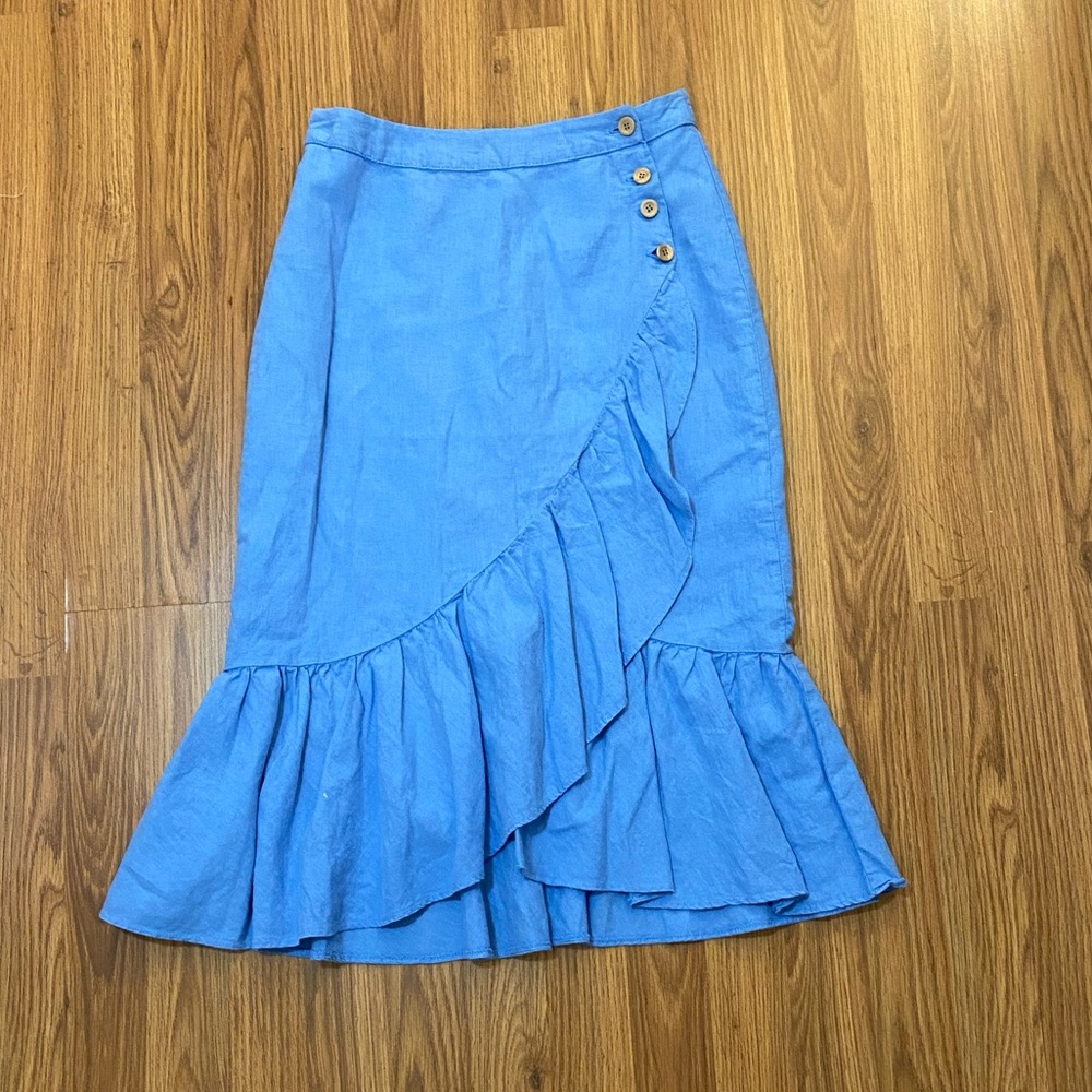 Zara Blue MIDI Skirt